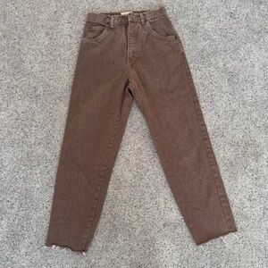 Gotcha covered brown jeans